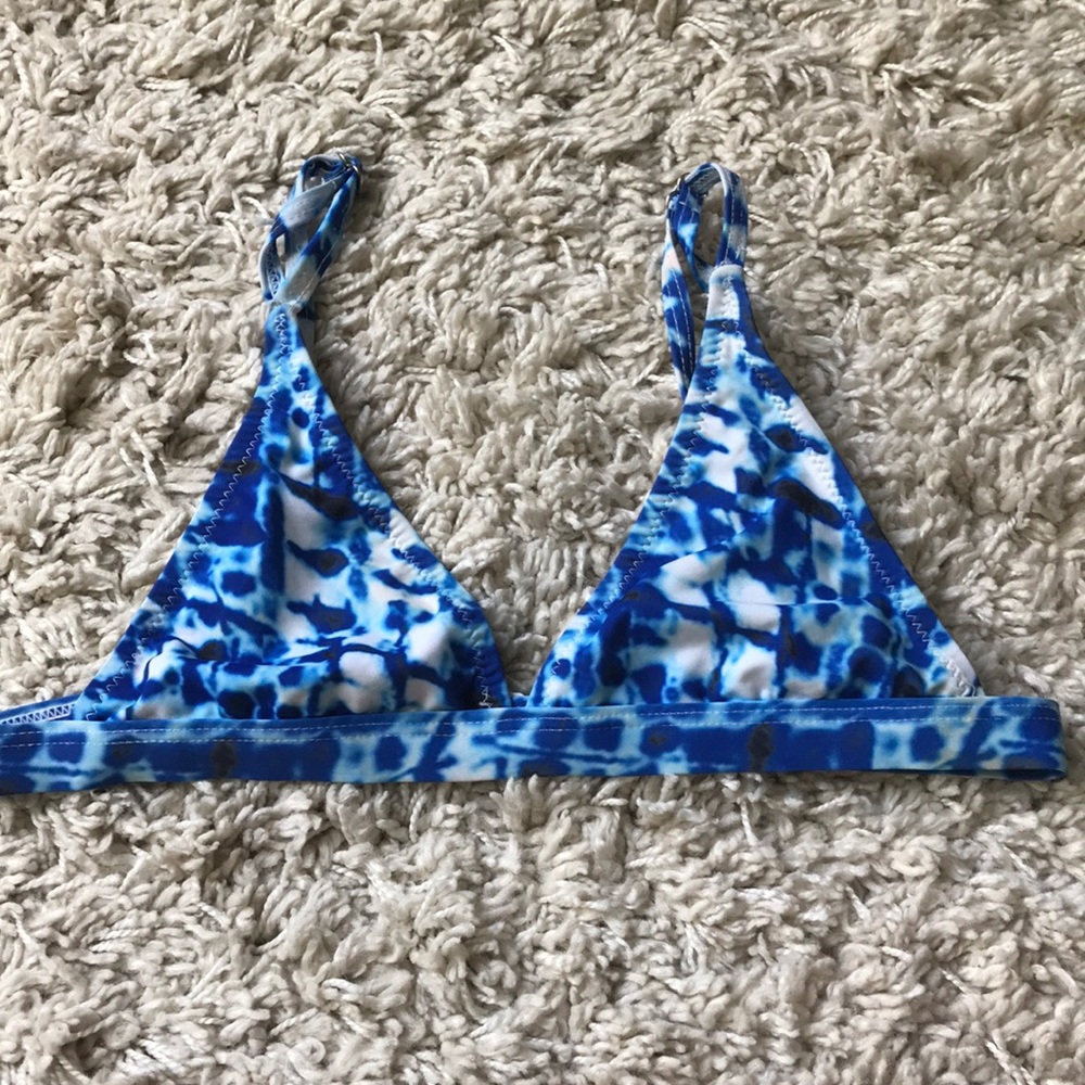 Tie dye bikini top